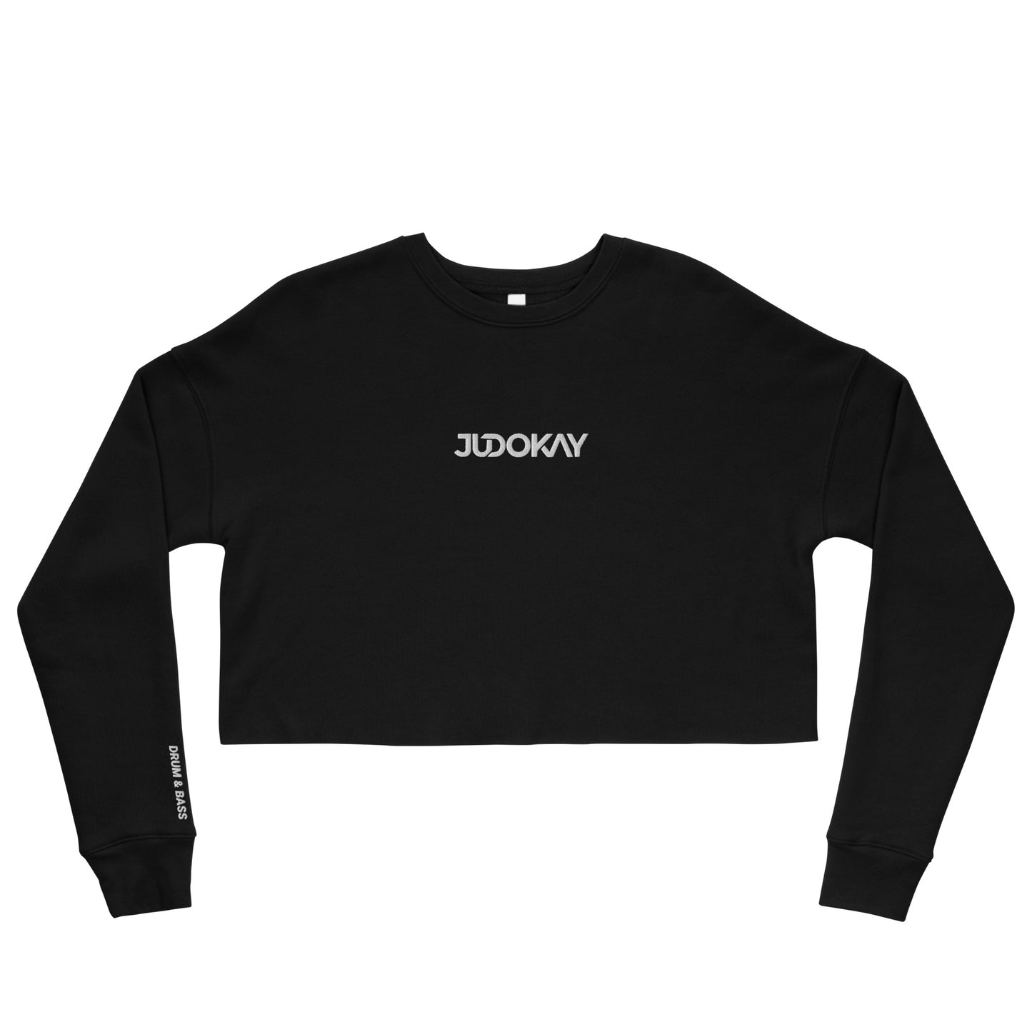 Crop Sweatshirt | Judokay Embroidery + Drum & Bass Lettering